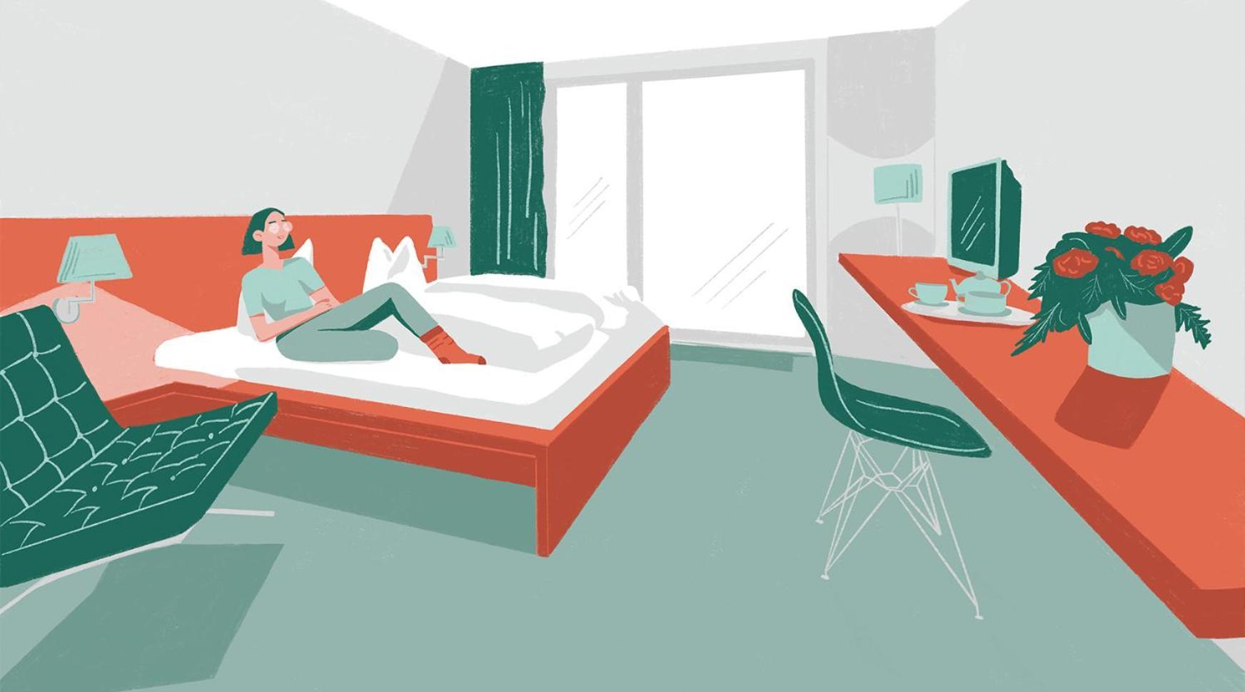 Studio Im Hotel Des Alpes Флімс Екстер'єр фото