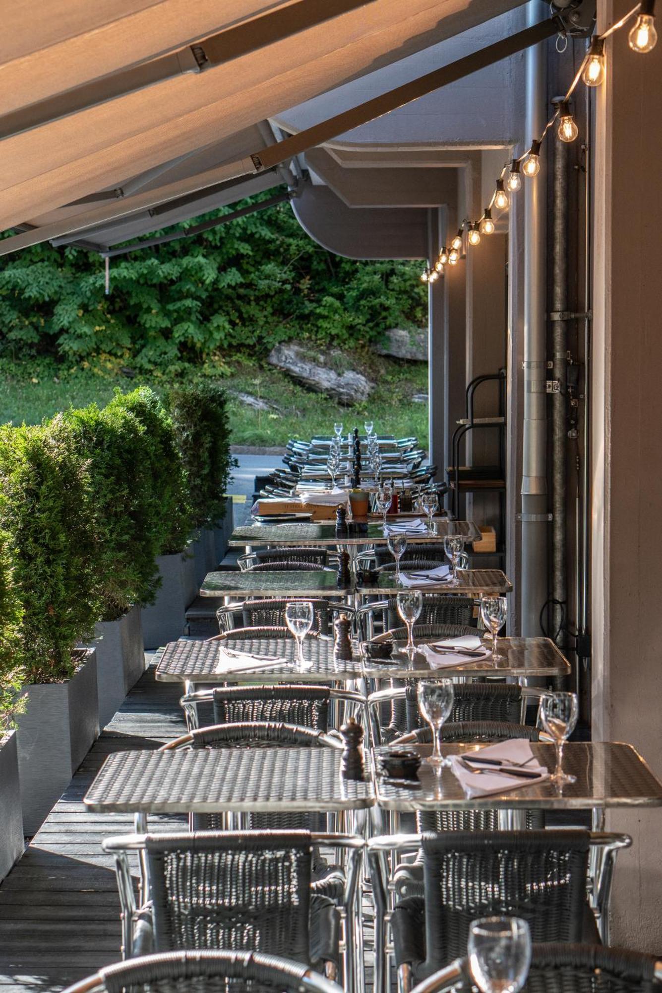 Studio Im Hotel Des Alpes Флімс Екстер'єр фото